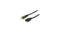 Przedłużacz kabel HDMI/HDMI M/F Ethernet 5M 4K60Hz ICOC HDMI2-4-EXT050