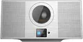 VR-Radio Hifianlage: Stereoanlage, Alu, Internet-Radio/CD/DAB+/Bluetooth, 60W, DSP, silbern (DAB Radio mit CD Player, WLAN Radio Internetradio, Lautsprecher)