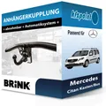 Für Mercedes Citan Kasten/Bus 10.2012-08.2021 BRINK Anhängerkupplung abnehmbar