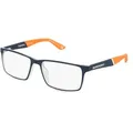Superdry SDO Bendosport Herren-Brille inkl. Gläser Vollrand Eckig Kunststoff-Gestell 56mm/17mm/145mm, blau