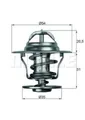 MAHLE Thermostat für AUDI 100,80,A2,A4,A6,CABRIOLET,COUPE; VW TRANSPORTER,VENTO