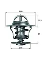 THERMOSTAT VW 87C 1.2-2.3 1.4TDI/1.9TDI