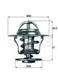 BEHR Thermostat Kühlmittel TX 13 87D für OPEL AUDI 80 100 VW C1 C4 B1 SEAT GOLF