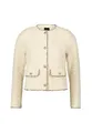zero Damen Blazer Bouclè mit Knöpfen CreamWhite,40