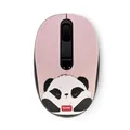 Legami - Wireless Mouse with Ultra Compact USB Receiver, Panda Theme, 3 Speed Op