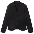 TOM TAILOR Jackenblazer Blazer mit Ottoman Struktur - Gerade schwarz M