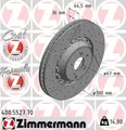 2x ZIMMERMANN Bremsscheibe 400.5527.70 für MERCEDES-BENZ