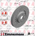 2x Bremsscheibe FORMULA Z ZIMMERMANN 400.5527.70 für MERCEDES AMG SL R231 KLASSE