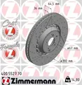 2x Bremsscheibe belüftet 400.5527.70 ZIMMERMANN für MERCEDES-BENZ GLC SL AMG GT