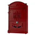 Mucola Wandbriefkasten Briefkastenanlage Letterbox (Stück, 1-St., Briefkasten), inkl. 2 Schlüssel