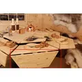 Wolff Finnhaus Grilltischelement zum Ausklappen (6-Eck)