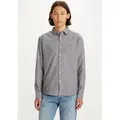 Levi's® Jeanshemd BATTERY HM SHIRT SLIM mit Logobadge schwarz L