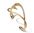 Pandora Armreif PANDORA Damenarmreif mit Herz, Essence-Kollektion, vergoldet