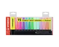 STABILO Marker STABILO BOSS Textmarker - 2+5 mm - 15er Tischset