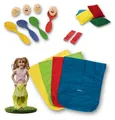 Partyspiele Set für Kinder - 4 actionreiche Bewegungsspiele für Kindergeburtstage, Gartenfeste & Outdoor-Spaß ab 3 Jahren