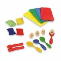 Birthday Party | Set mit Sackhüpfen, Eierlauf, Säckchen Werfen und Dreibeinlauf
