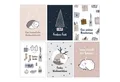 PAPIERDRACHEN Weihnachtskarte Weihnachtskartenset - liebevoll gestaltete Postkarten zu Weihnachten