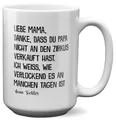 XL Tasse Mama Geschenk Muttertag von Tochter Mutter Geburtstag Kaffeetasse Frau