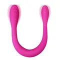 Paarvibrator Partner Vibratoren für Sie Klitoris und G-punkt Stimulator, Doppeldildos Anal Vibrator Klitorisstimulator mit 7 Vibrationsmodi für Frauen Lesben, Paar, Wasserdicht, Aufladbar