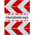 UvV Set 4 Stück 3M-Folien magnetische Kfz-Warnmarkierung Anwendungspaket Plus 45x15 cm Magnet Schild reflektierend (Baustellenfahrzeug)