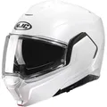 Motorrad Helm L - HJC i100 Solid Klapphelm - weiß