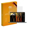 atFoliX 2x Schutzfolie für Apple MacBook Pro 2017 15+Touch Bar matt&stoßfest