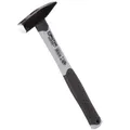 RUTHE Schlosserhammer Fiberglas 300g | Profi-Qualitätsstahl | Ergonomischer 3-Komponenten-Griff | DIN 1041 und VPA/GS geprüft | Ideal für Schlosser und Klempner