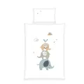 Herding babybest Bettwäsche Elephants, Kopfkissenbezug 40 x 60 cm mit Wende-Motiv, Bettbezug 100 x 135 cm, Mit Reißverschluss, 100% Baumwolle/Renforcé