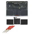 TRADEBIT Akku Ersatz für Apple Macbook Pro 13 A2159 A2338 M1 2019 5103 mAh