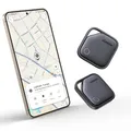 UGREEN FineTrack S Kompatibel mit Samsung SmartThings, Smarttag mit 550 Tagen Batterielaufzeit, Rückwärtssuche des Handys, 7 Tage Verlaufsverfolgung, Bluetooth Tracker für Galaxy Handy (2 Stück)