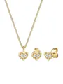Elli Diamonds Schmuckset Damen Gelbgold gold, 45 615512-0001-00450