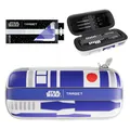 Target Darts Star Wars R2-D2-BOA-Etui | Hochwertiges Disney-Dart-Etui mit R2D2-Droid-Design, Aufbewahrung für Swiss Point-Spitzen, Hartschalen-Organizer für Dartzubehör
