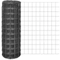 vidaXL Eurozaun Stahl 25 x 1,2 m Grau