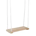 Holzbrettschaukel 40 x 17 cm naturbelassenes Hartholz bis 50kg Holzschaukel neu