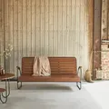 Gartenbank aus Akazienholz 165 cm 3-Sitzer Key Wood