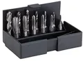 VÖLKEL Einschnittgewindebohrer-Bit Satz M3 - M10 mit 6,4 mm Sechskantschaft, mit Spiralbohrer-Bits, 1/4" Bithalter