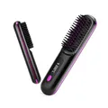 Go Brush Pro, Tragbare Glätteisen Bürste, Kabelloser Haarglätter Kamm mit Ionen-Technologie, USB Wiederaufladbar für Reisen, 3 Heizstufen & LED-Bildschirm, MCH Keramikheizung für Glatte
