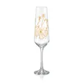 Sektgläser Wild Flowers Kristallglas mit gold Gravur Schmetterling 200ml Bohemia