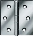 VORMANN Scharnier H.50 mm B.50 mm S.1,2 mm STA blau verz.gerollt ktg - 000503050