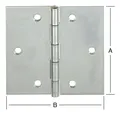 Vormann Scharniere käntig 50 x 50M M Nr.503050Z - 00503 050 Z