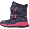 Kappa Uni Kinder Stiefel Winterschuh gefüttert Blau 260903K, Schuhgröße:35 EU - Dunkelblau - 35