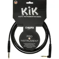 KIKKG pro instrumenten kabel mit metall klinke von KLOTZ (3,0, schwarz)