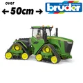 Bruder Spielzeug 04055 John Deere 9620RX Traktor Auf Schienen Öffnung Motorhaube