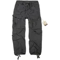 Brandit Pure Vintage Hose, schwarz-grau, Größe L für Männer