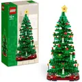 LEGO Weihnachtsbaum, Bau- und Spielset für Kinder, Weihnachtsdeko zum Sammeln, kreatives Spielzeug, Weihnachtsset für Kinder und Familien, gemein... - Grün