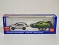 Siku 2544 Porsche Macan mit Anhänger + Gumpert Apollo PKW mit Transportanhänger