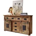 3S Frankenmöbel »Cosma« Massivholz Sideboard III WZ-0480 / 150x90x45 cm