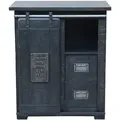 3S Frankenmöbel »Cosma« Massivholz Sideboard II grau WZ-0480 / 75x90x36 cm