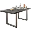3S Frankenmöbel »Cosma« Massivholz Esstisch grau WZ-0480 / 180x90 cm