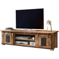 3S Frankenmöbel »Cosma« Massivholz TV Board I WZ-0480 / 180x50x55 cm